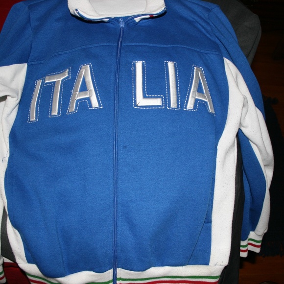 FM Italy Italia Sweatshirt style Jacket - Picture 1 of 1